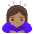 Woman Bowing Medium Skin Tone Emoji from Noto Emoji Set