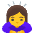 Woman Bowing Emoji from Noto Emoji Set