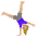 Woman Cartwheeling Medium Light Skin Tone Emoji from Noto Emoji Set