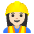 Woman Construction Worker Light Skin Tone Emoji from Noto Emoji Set