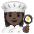 Woman Cook Dark Skin Tone Emoji from Noto Emoji Set