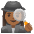 Woman Detective Medium Dark Skin Tone Emoji from Noto Emoji Set