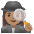 Woman Detective Medium Skin Tone Emoji from Noto Emoji Set