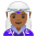 Woman Elf Medium Dark Skin Tone Emoji from Noto Emoji Set