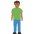Man Standing Medium Dark Skin Tone Emoji from Twemoji Set