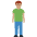 Man Standing Medium Skin Tone Emoji from Twemoji Set