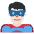 Man Superhero Light Skin Tone Emoji from Twemoji Set