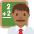 Man Teacher Medium Dark Skin Tone Emoji from Twemoji Set