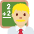 Man Teacher Medium Light Skin Tone Emoji from Twemoji Set