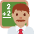 Man Teacher Medium Skin Tone Emoji from Twemoji Set