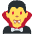 Man Vampire Emoji from Twemoji Set