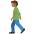 Man Walking Medium Dark Skin Tone Emoji from Twemoji Set