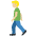 Man Walking Medium Light Skin Tone Emoji from Twemoji Set