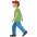 Man Walking Medium Skin Tone Emoji from Twemoji Set