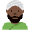 Man Wearing Turban Dark Skin Tone Emoji from Twemoji Set