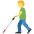 Man With White Cane Emoji from Twemoji Set
