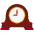 Mantelpiece Clock Emoji from Twemoji Set