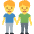 Men Holding Hands Emoji from Twemoji Set