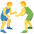 Men Wrestling Emoji from Twemoji Set