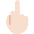 Middle Finger Light Skin Tone Emoji from Twemoji Set