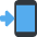 Mobile Phone With Arrow Emoji from Twemoji Set