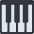 Musical Keyboard Emoji from Twemoji Set