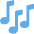 Musical Notes Emoji from Twemoji Set