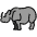 Rhinoceros Emoji from OpenMoji Set