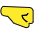 Right Facing Fist Emoji from OpenMoji Set