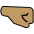 Right Facing Fist Medium Skin Tone Emoji from OpenMoji Set