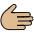 Rightwards Hand Medium Light Skin Tone Emoji from OpenMoji Set