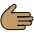 Rightwards Hand Medium Skin Tone Emoji from OpenMoji Set