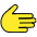 Rightwards Hand Emoji from OpenMoji Set