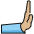 Rightwards Pushing Hand Medium Light Skin Tone Emoji from OpenMoji Set