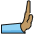 Rightwards Pushing Hand Medium Skin Tone Emoji from OpenMoji Set