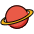 Ringed Planet Emoji from OpenMoji Set