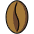 Roasted Coffee Bean Emoji from OpenMoji Set