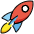 Rocket Emoji from OpenMoji Set