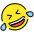 Rolling On The Floor Laughing Emoji from OpenMoji Set