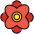 Rosette Emoji from OpenMoji Emoji Set
