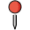 Round Pushpin Emoji from OpenMoji Set