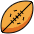 Rugby Football Emoji from OpenMoji Set