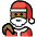 Santa Claus Medium Dark Skin Tone Emoji from OpenMoji Set