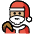 Santa Claus Medium Light Skin Tone Emoji from OpenMoji Set