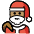 Santa Claus Medium Skin Tone Emoji from OpenMoji Set