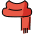 Scarf Emoji from OpenMoji Set