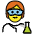 Scientist Emoji from OpenMoji Set