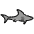 Shark Emoji from OpenMoji Set