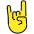 Sign Of The Horns Emoji from OpenMoji Set