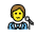 Singer Emoji from OpenMoji Set